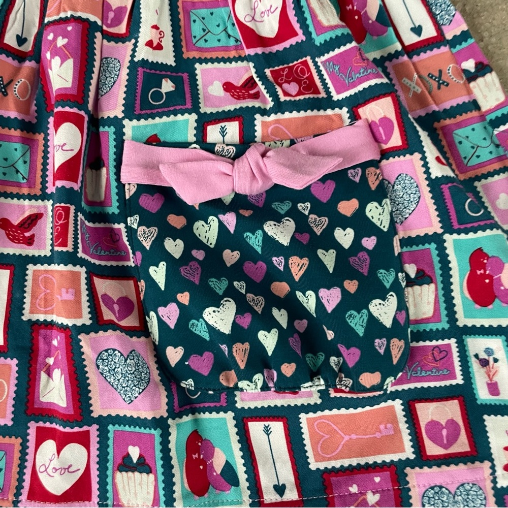 💕NWT Matilda Jane Heart Set 💕 Girls Size 12 Adorable Heart Tunic and Leggings - Picture 3 of 11
